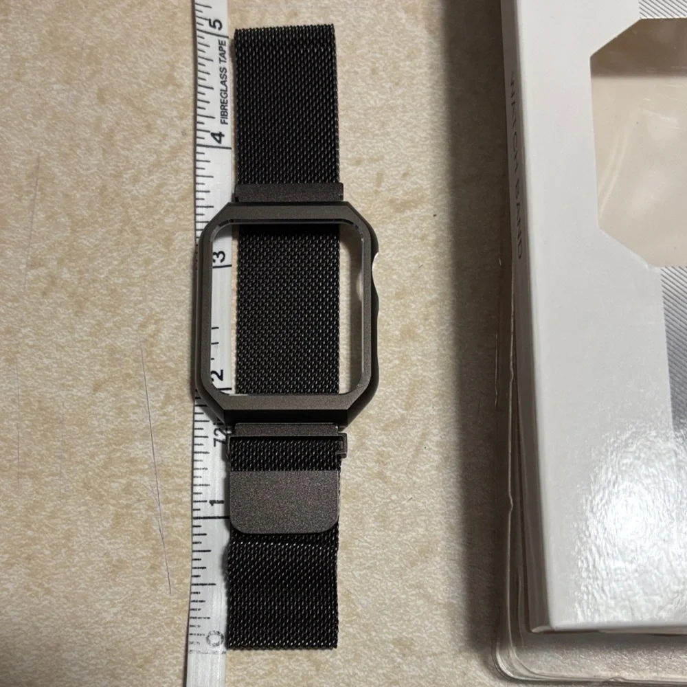 NWT Dark Brown Mesh Apple Watch Band 38mm